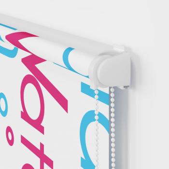 Duschrollo mit Kassette 130x240 cm Stoffbreite 126 cm