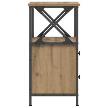 Nachttische 2 Stk. Artisan-Eiche 34x35,5x70 cm Holzwerkstoff