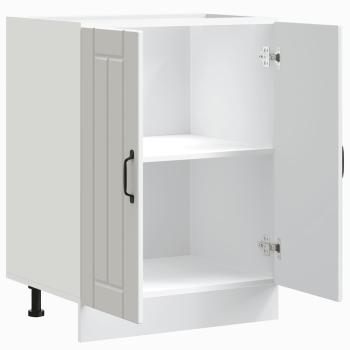 Spülenunterschrank Lucca Weiß Holzwerkstoff