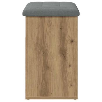 Schuhbank Artisan-Eiche 62x32x50 cm Holzwerkstoff