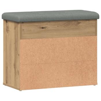 Schuhbank Artisan-Eiche 62x32x50 cm Holzwerkstoff