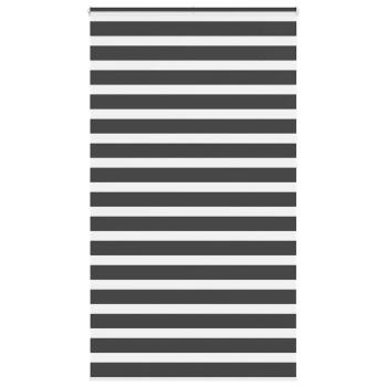 ARDEBO.de - Zebrarollo Schwarz 135x230 cm Stoffbreite 130,9 cm Polyester