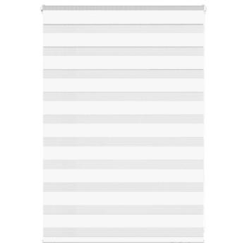 ARDEBO.de - Doppelrollo Weiß 115x100 cm Stoffbreite 110,9 cm Polyester