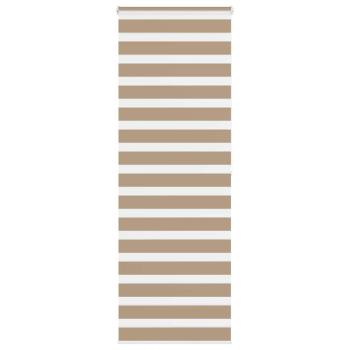 ARDEBO.de - Zebrarollo Sandbraun 90x200 cm Stoffbreite 85,9 cm Polyester