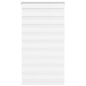 ARDEBO.de - Zebrarollo Weiß 75x100 cm Stoffbreite 70,9 cm Polyester