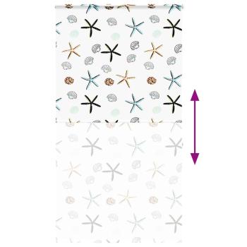 Duschrollo mit Kassette 130x240 cm Stoffbreite 126 cm