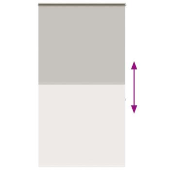 Duschrollo mit Kassette 120x240 cm Stoffbreite 116 cm