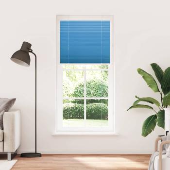 Plissee Blau 90x200 cm Stoffbreite 89,4 cm Polyester