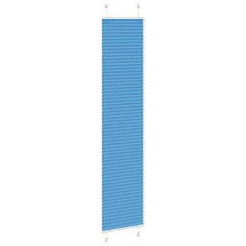 Plissee Blau 45x200 cm Stoffbreite 44,4 cm Polyester