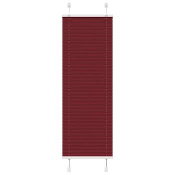 ARDEBO.de - Plissee Bordeauxrot 40x100 cm Stoffbreite 39,4 cm Polyester