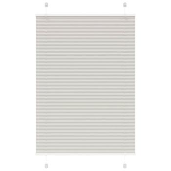 ARDEBO.de - Plissee Hellgrau 90x150 cm Stoffbreite 89,4 cm Polyester