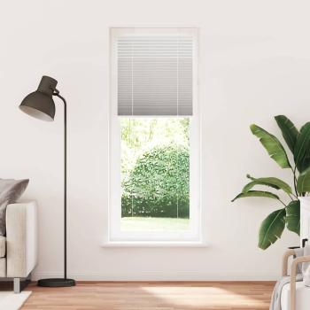 ARDEBO.de - Plissee Hellgrau 70x200 cm Stoffbreite 69,4 cm Polyester