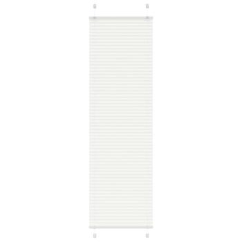 ARDEBO.de - Plissee Weiß 65x200 cm Stoffbreite 64,4 cm Polyester