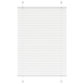 ARDEBO.de - Plissee Weiß 85x150 cm Stoffbreite 84,4 cm Polyester