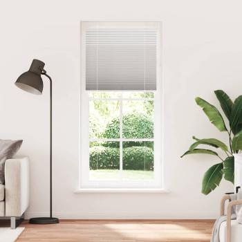 ARDEBO.de - Plissee Hellgrau 85x200 cm Stoffbreite 84,4 cm Polyester
