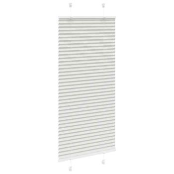 Plissee Hellgrau 65x150 cm Stoffbreite 64,4 cm Polyester