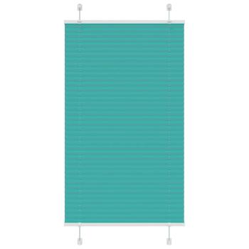 ARDEBO.de - Plissee Petrolgrün 70x100 cm Stoffbreite 69,4 cm Polyester