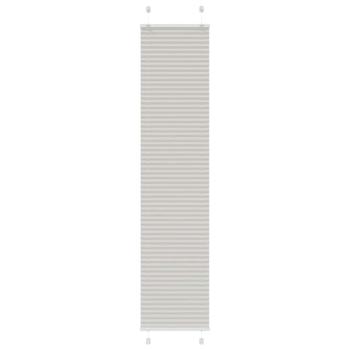 Plissee Hellgrau 50x200 cm Stoffbreite 49,4 cm Polyester