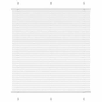 ARDEBO.de - Plissee Weiß 115x150 cm Stoffbreite 114,4 cm Polyester