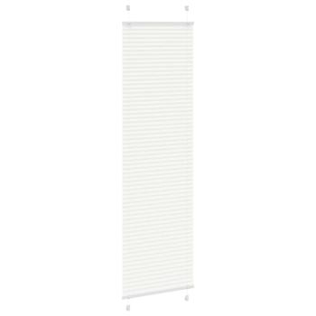 Plissee Weiß 55x200 cm Stoffbreite 54,4 cm Polyester