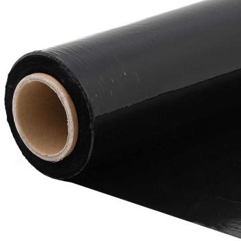 ARDEBO.de - Stretchfolie 2 Stk. Schwarz 30 ?m 50 cm x 300 m