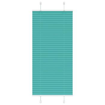 ARDEBO.de - Plissee Petrolgrün 65x100 cm Stoffbreite 64,4 cm Polyester