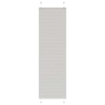 Plissee Hellgrau 65x200 cm Stoffbreite 64,4 cm Polyester
