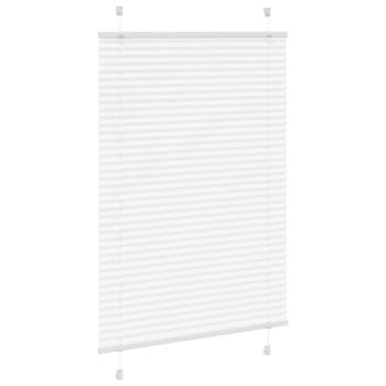 Plissee Weiß 100x150 cm Stoffbreite 99,4 cm Polyester