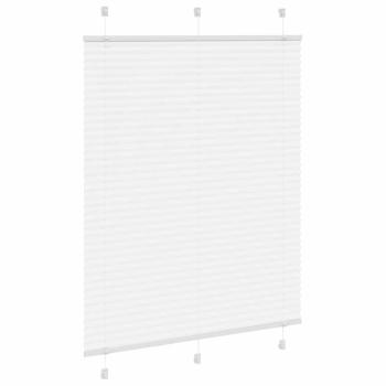 Plissee Weiß 110x150 cm Stoffbreite 109,4 cm Polyester
