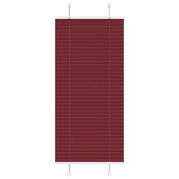 ARDEBO.de - Plissee Bordeauxrot 60x100 cm Stoffbreite 59,4 cm Polyester