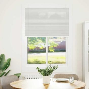 Plissee Hellgrau 95x150 cm Stoffbreite 94,4 cm Polyester