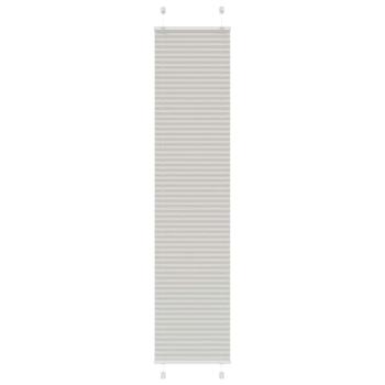 ARDEBO.de - Plissee Hellgrau 40x200 cm Stoffbreite 39,4 cm Polyester