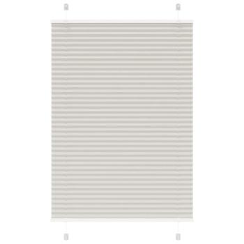 ARDEBO.de - Plissee Hellgrau 85x150 cm Stoffbreite 84,4 cm Polyester