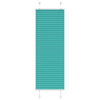 Plissee Petrolgrün 50x100 cm Stoffbreite 49,4 cm Polyester
