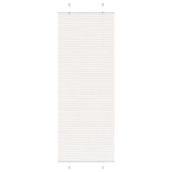 ARDEBO.de - Plissee Weiß 70x200 cm Stoffbreite 69,4 cm Polyester