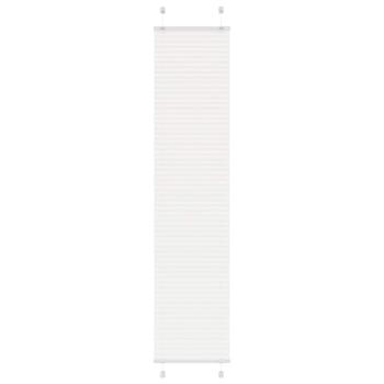 ARDEBO.de - Plissee Weiß 40x200 cm Stoffbreite 39,4 cm Polyester