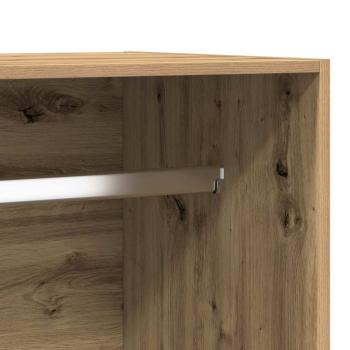 Kleiderschrank Artisan-Eiche 100x50x200 cm Holzwerkstoff