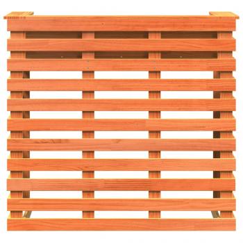 Gartenbar Wachsbraun 113,5x50x103 cm Massivholz Kiefer