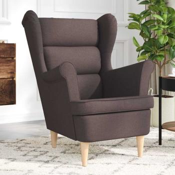 ARDEBO.de - Sessel Dunkelbraun 74x84x100 cm Stoff