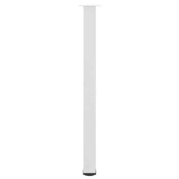 Couchtischbeine 4 Stk. Weiß 110-112 cm Stahl