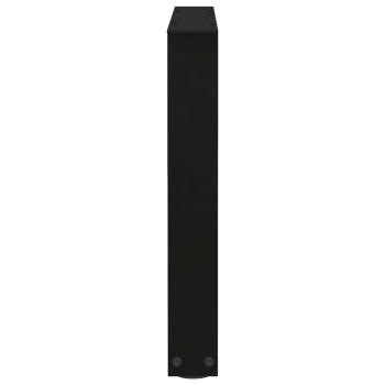Couchtischbeine V-Form 2 Stück Schwarz 50x(42-43,3) cm Stahl