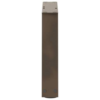 Couchtischbeine V-Form 2 Stück Naturstahl 40x(30-31,3) cm Stahl