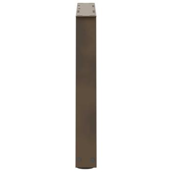 Couchtischbeine V-Form 2 Stück Naturstahl 70x(42-43,3) cm Stahl