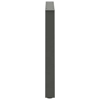 Esstisch Beine V-Form 3 Stück Anthrazit 80x(72-73,3) cm Stahl