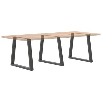 Esstisch Beine V-Form 3 Stück Anthrazit 80x(72-73,3) cm Stahl