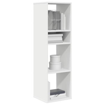 ARDEBO.de - Bücherregal Weiß 34x31x112 cm Holzwerkstoff