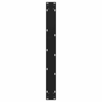 Esstischbeine V-Form 3 Stück Schwarz 90x(72-73,3) cm Stahl
