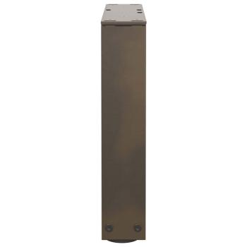 Couchtischbeine V-Form 2 Stück Naturstahl 30x(30-31,3) cm Stahl