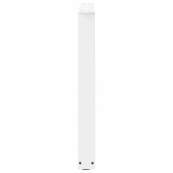 Esstisch Beine V-Form 3 Stück Weiß 70x(72-73,3) cm Stahl