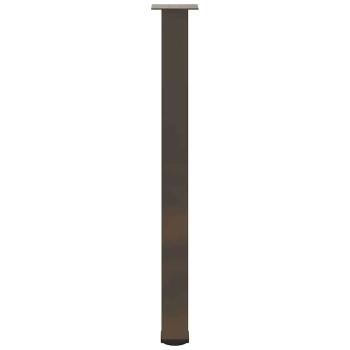 Couchtischbeine 4 Stk. Naturstahl 100-102 cm Stahl